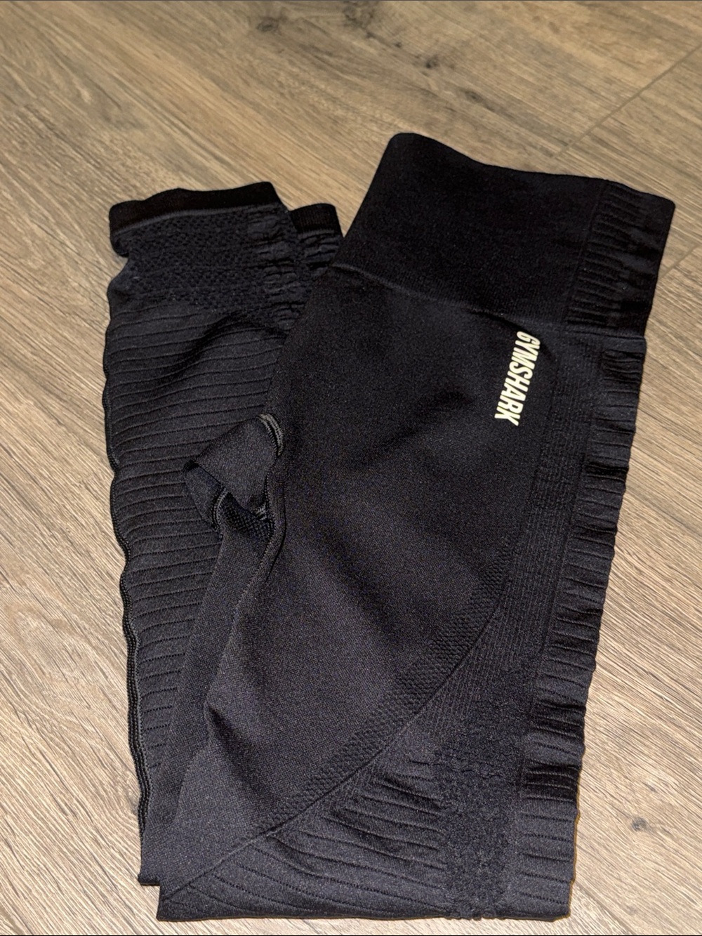 Gymshark Black Ribbed Seamless Leggings